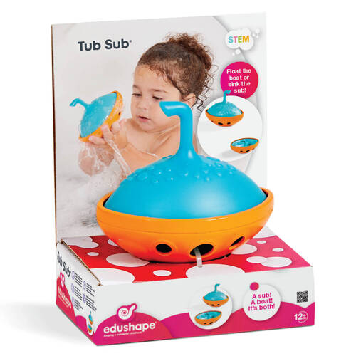 Edushape Tub Sub Boat Bath Toy Kids/Children Interactive Play 12m+