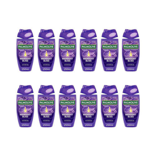 12PK Palmolive Arroma Essence Midnight Bliss Shower Gel 250ml