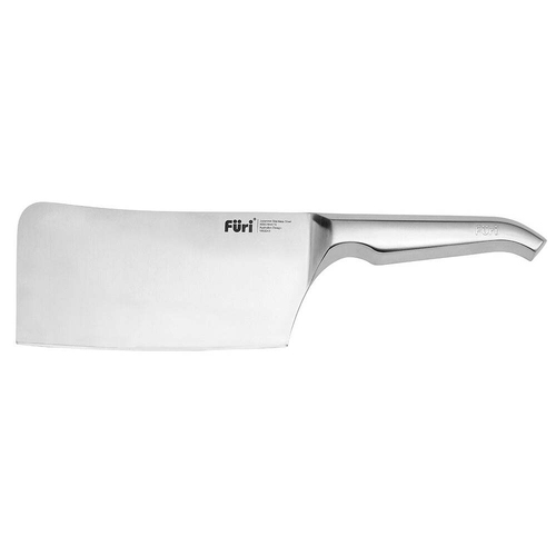 Furi Pro Japanese Steel Cleaver Knife Silver 16.5cm Blade