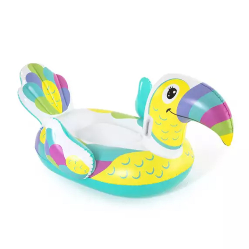 Bestway 173x91cm Inflatable Toucan Ride On Pool Boat Toy Kids 3y+