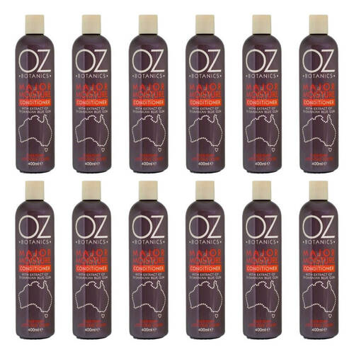 12PK OZ Botanics Major Moisture Conditioner For Damaged Dry All Hair Types 400ml