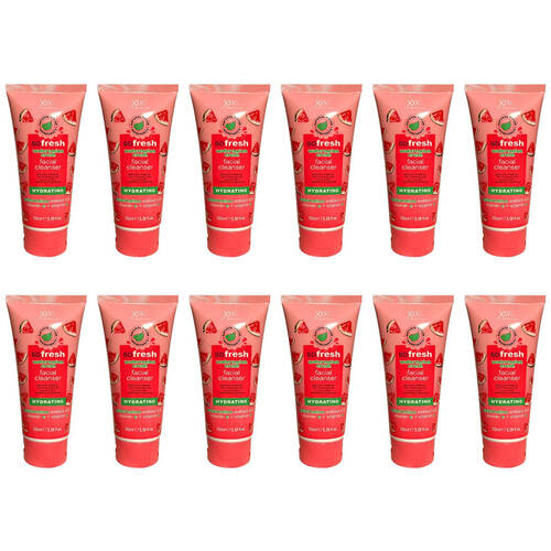 12PK XBC So Fresh Watermelon Crush Daily Facial Cleanser For All Skin Types 100ml