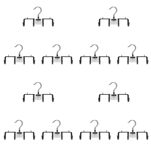 24pc Boxsweden Hangit Metal Accessory Clothes Hanger 24x18cm - Black