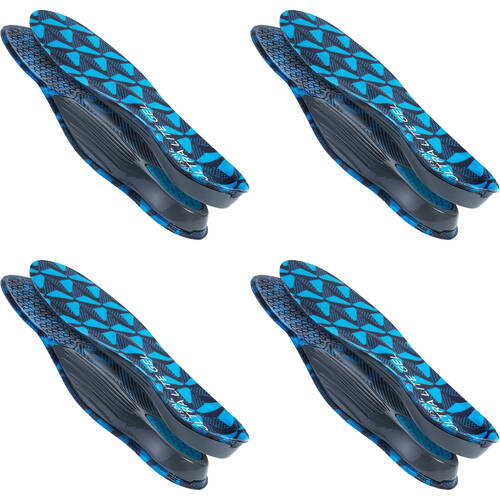4PK Sof Comfort Memory Foam Flexible Insole Shoe Insert Men's US7-13