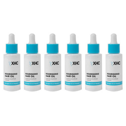 6PK XHC Reviving Nourishing Hair Oil w/ Argan & Vitamin E For Damaged Repair 50ml