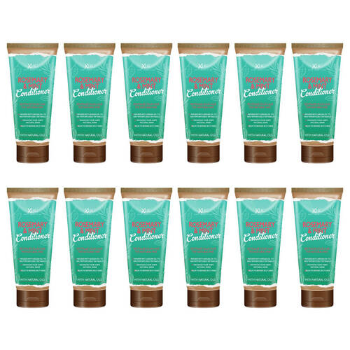 12PK XHC Rosemary & Mint Conditioner For Dry Scalp Hair Split Ends 300ml Paraben-Free