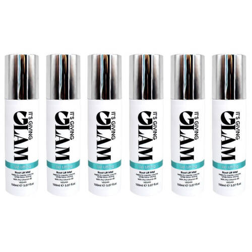 6PK It's Giving Glam Root Lift Spray w/ Pro Vitamin B5 For All Hair Types 150ml