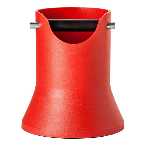 Crema Pro 175mm Coffee Knock Bin Red