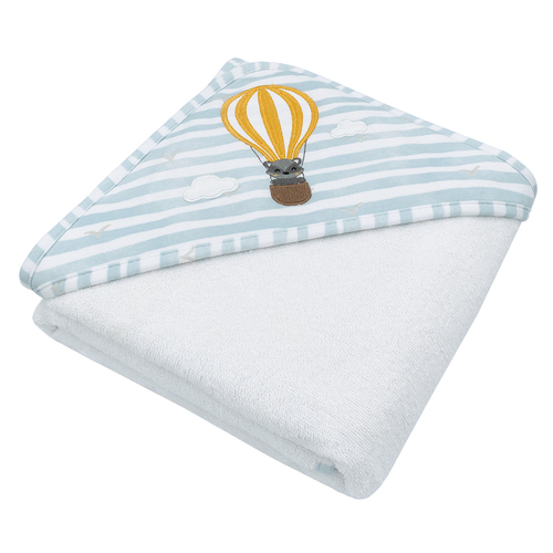 Living Textiles Newborn/Infant/Baby Hooded Towel Up Up & Away