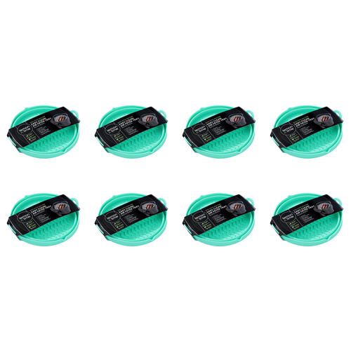 8PK Lemon & Lime Silicone Collapsible Air Fryer Tray Round 19.5cm - Assorted