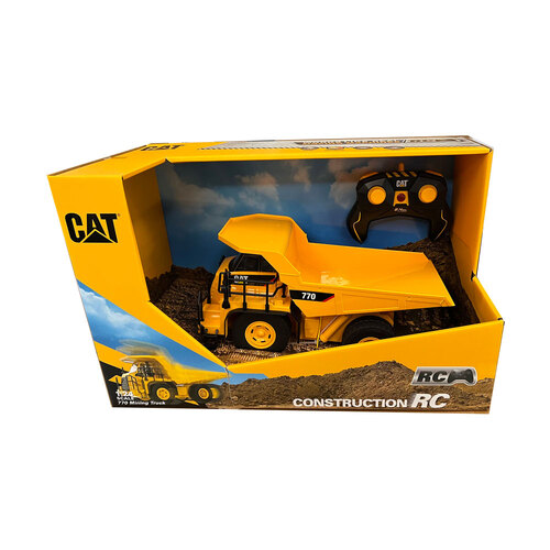 Diecast Masters 1:24 RC Cat 770 Mining Truck 2.4Ghz Kids Toy 8y+