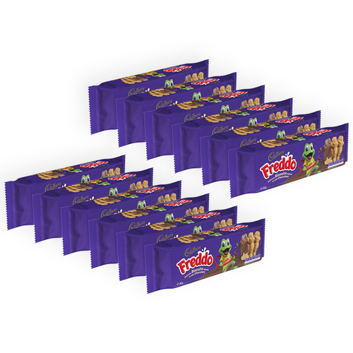 10pc Cadbury Freddo Milk Chocolate/Candy Biscuits 167g 