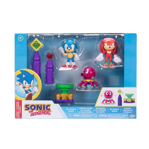 Sonic The Hedgehog Diorama Oil Ocean Action Figures Playset 2.5inch