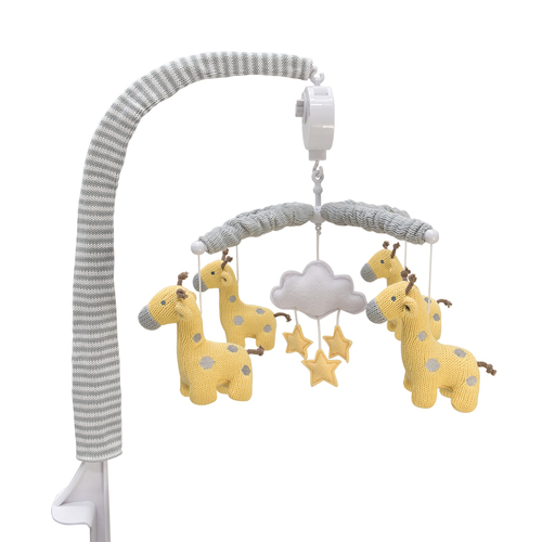 Living Textiles Baby Musical Mobile Set Noah Giraffe