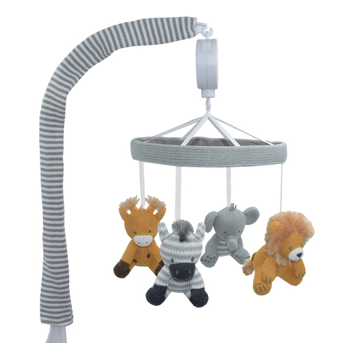 Living Textiles Musical Mobile Set Savanna Babies 