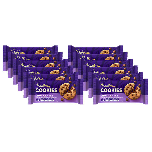12pc Cookie Crunchy Chocolate Flavour Sweet Biscuits Filled 156g