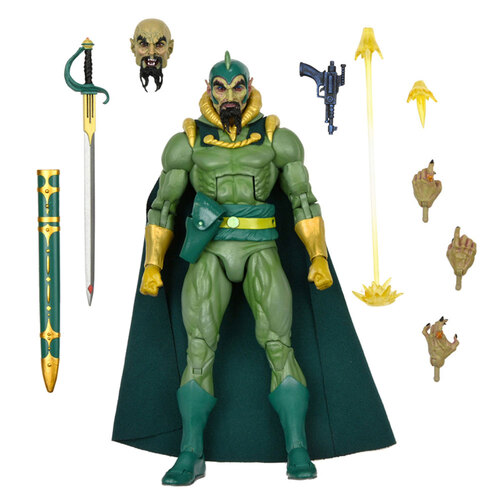 Neca Flash Gordon Ming The Merciless King 7'' Scale Action Figure Toy 14+