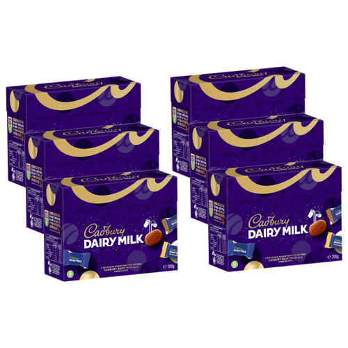 6pc Cadbury Dairy Milk Gift Box 220g Chocolate Confectionery