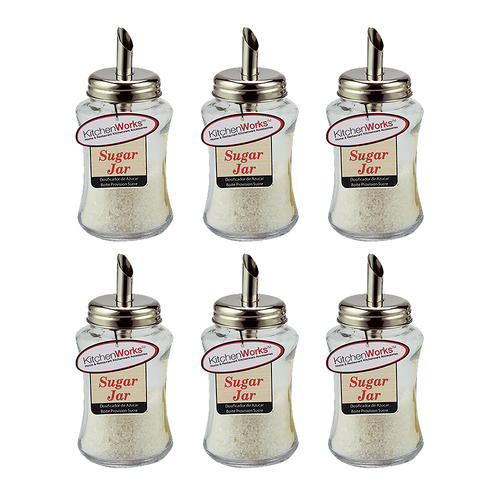 6PK Kitchenworks Sugar Dispenser/Storage Kitchen Accessories