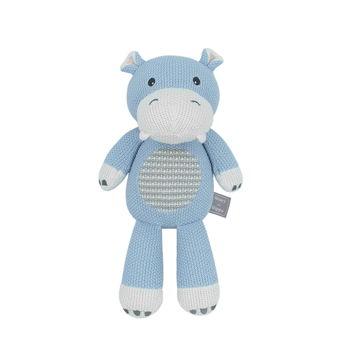 Living Textiles Baby/Newborn Knitted Toy Henry the Hippo