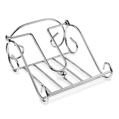 Entree Kitchen Stylish Scroll Napkin Holder Serviette Dispenser Chrome