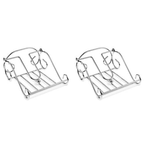 2PK Entree Kitchen Stylish Scroll Napkin Holder Serviette Dispenser Chrome