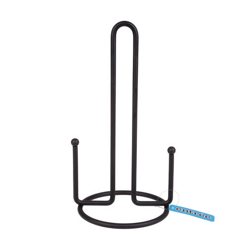 Entrée Deluxe Paper Towel Holder 29cm Roll Dispenser Stand - Black