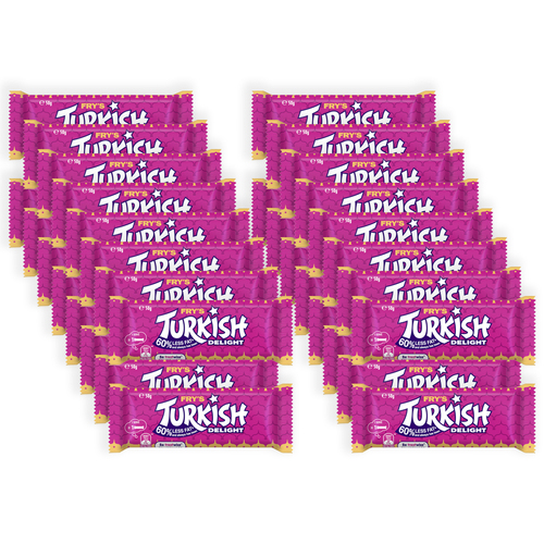 32pc Cadbury Frys Turkish Delight 50g Chocolate Confectionery