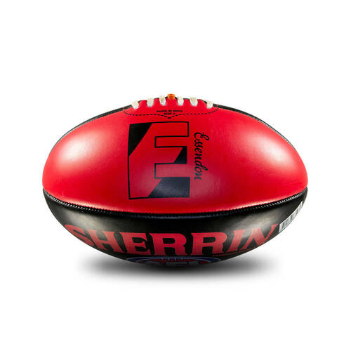 Sherrin PVC AFL Team Logo Football - Essendon Bombers Size 2 Red & Black