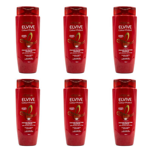 6PK Loreal 700ml Shampoo Colour Protect for Coloured Or Highlighted Hair
