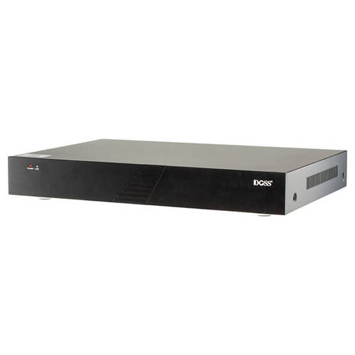 Doss 8CH 8 PoE IQ Analysis 4K NVR Network Video Recorder 360x242.4mm Black