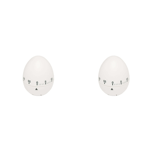 2PK Wiltshire Manual Countdown Egg Timer w/ Ringing Bell 60mins