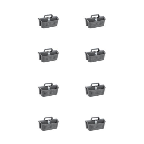 8PK Boxsweden 3 Compartment Portable Cleaning Caddy 40.5x27.5x23cm Assorted