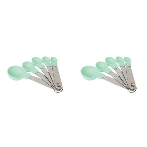 2 x 5pc Wiltshire Compact Kitchen Measuring Baking Spoons Set