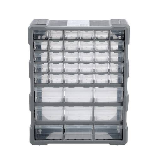 Boxsweden Garaz Durable Easy Assemble 39 Drawer Storage Unit 47.5x16x38cm