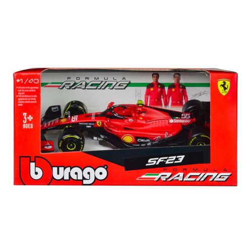 Bburago Ferrari Carlos Sainz Diecast Model Car 1:43
