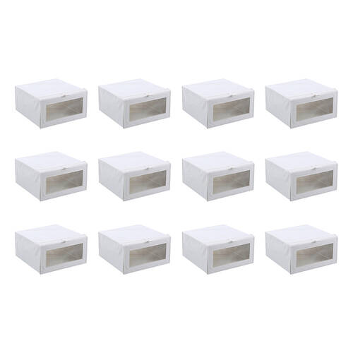 12PK Boxsweden Kloset Linen Foldable Clothing Storage Box 38x40x20cm