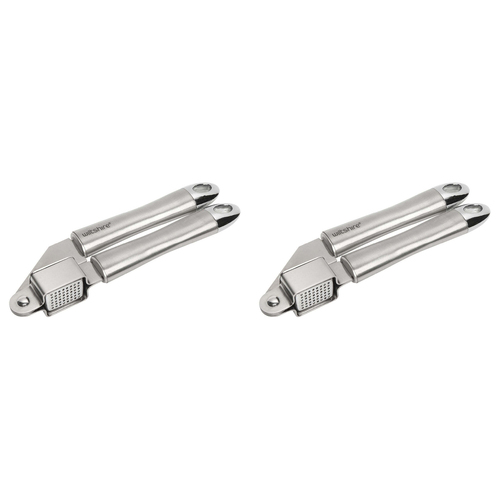 2PK Wiltshire Industrial Stainless Steel Kitchen Garlic Press Utensil