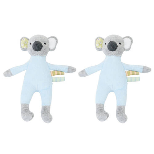 2PK Annabel Trends Cuddly Wuddlies Plush Toy 17x6cm Small - Koala