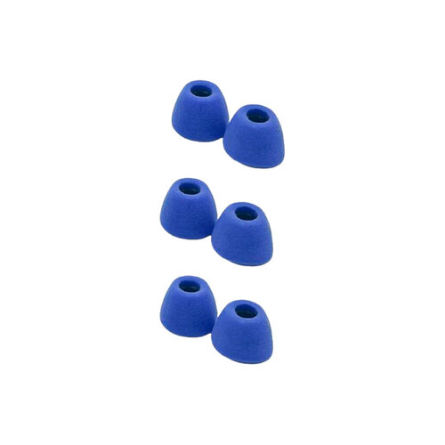 3 Pairs of Blue Foam Earbud Tips for Apple Airpods Pro Medium