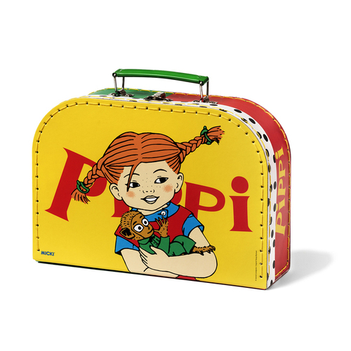 Pippi Longstocking 25cm Suitcase Luggage Bag Kids 3y+ Yellow