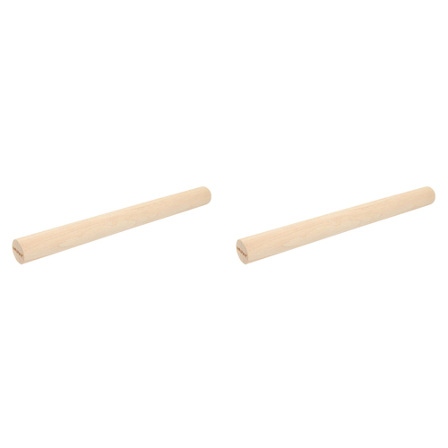 2PK Wiltshire Durable Beechwood Lightweight French Rolling Pin