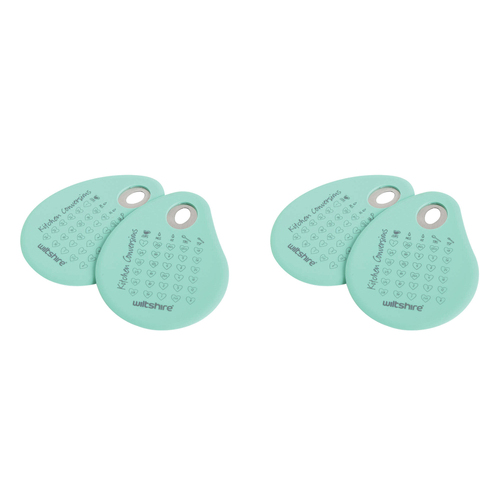 2 x 2pc Wiltshire Universal Silicone Bowl Scrapers 13x10cm