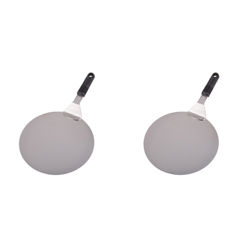 2PK Al Dente Stainless Steel Pizza Lifter 25cm Diameter Kitchen Cooking