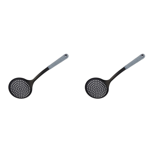 2PK Wiltshire Diamond Soft Touch Handle Kitchen Skimmer Spoon