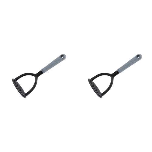 2PK Wiltshire Diamond Soft Touch Handle Potato Masher Kitchen Tool