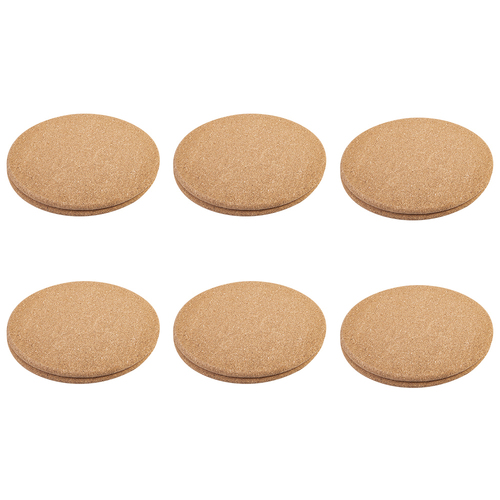 6x 2pc Appetito Round Cork Trivets 20cm Dia. Home Kitchen Cooking