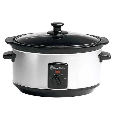 Russell Hobbs 4443BSS Electric 3.5L Slow Cooker Brushed Stainless Steel