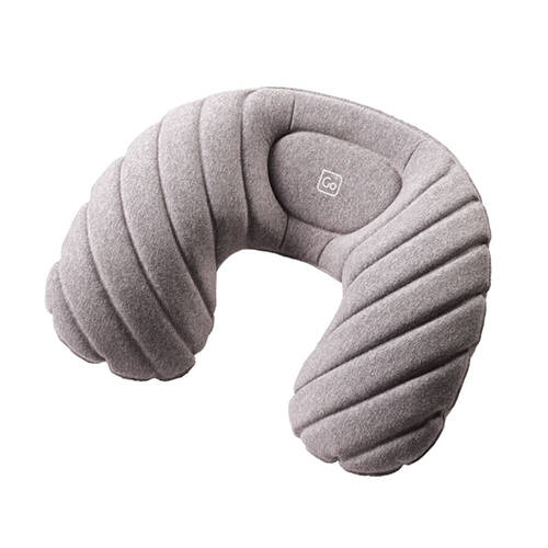 Go Travel Fusion Inflatable Travel Pillow - Grey