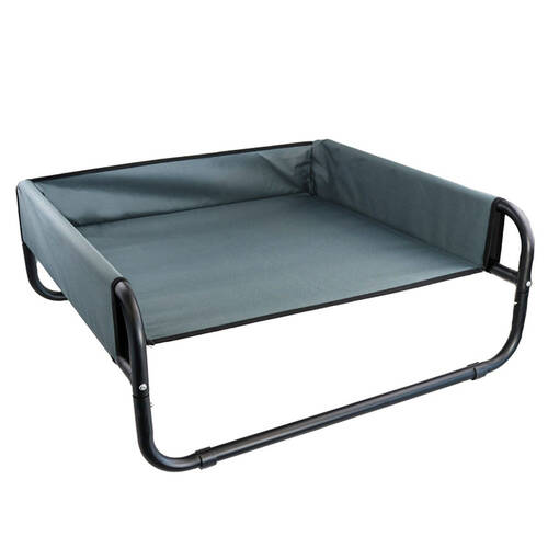 Paws & Claws Elevated Walled Pet Bed Large - 85x85x33cm